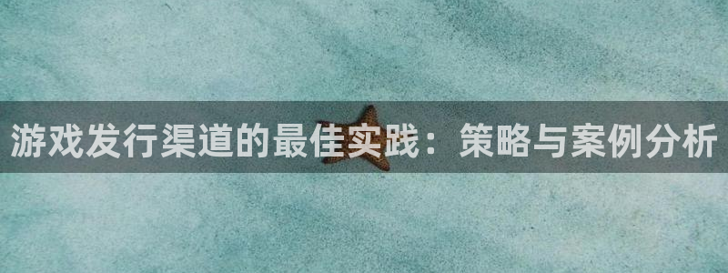pp电子电子商务有限公司地址：游戏发行渠道的最佳实践：策略与案例分析
